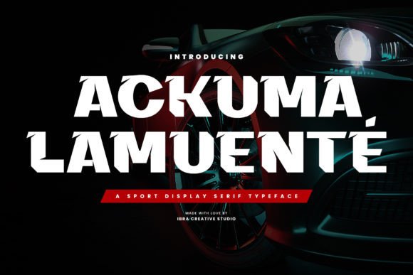 Ackuma Lamuenté Typeface for Editorial Design
