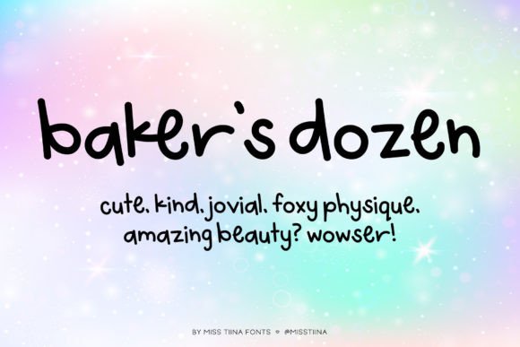 Baker s Dozen Font Review: A Sweet Script for Designers