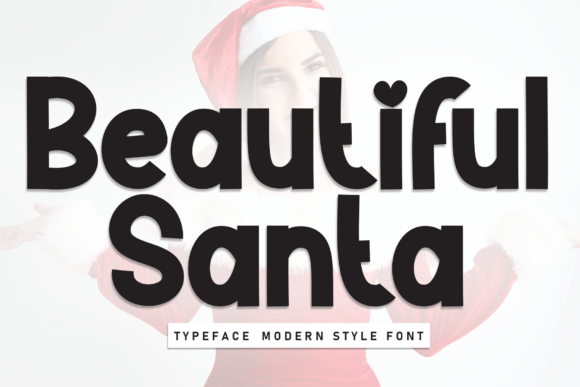 Beautiful Santa Font for Festive Campaigns