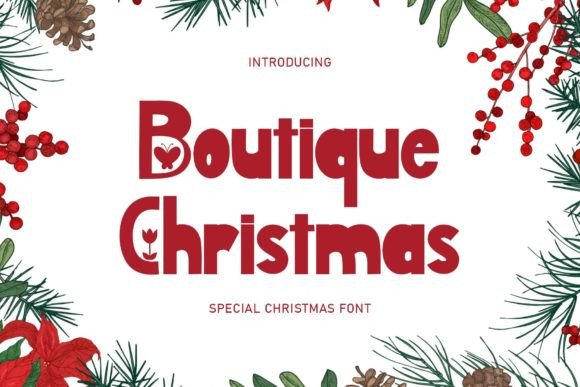 Boutique Christmas Font for Elegant Branding