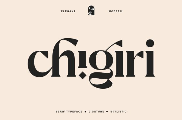 Chigiri Typeface for Elegant Brand Identity
