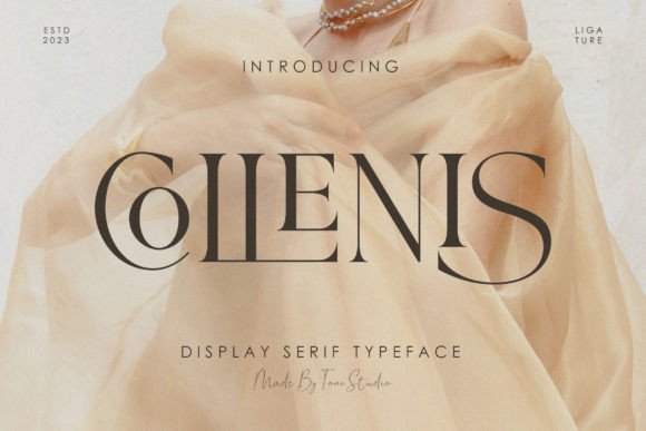 Collenis: A Luxury Serif Font for High-End Branding