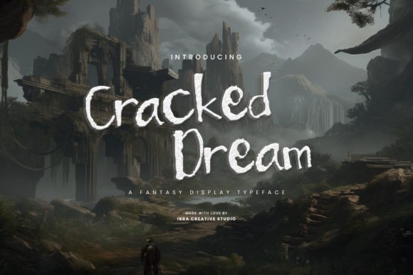 Cracked Dream Typeface for Makers