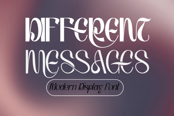 Different Messages Font: A Psychedelic Design Review