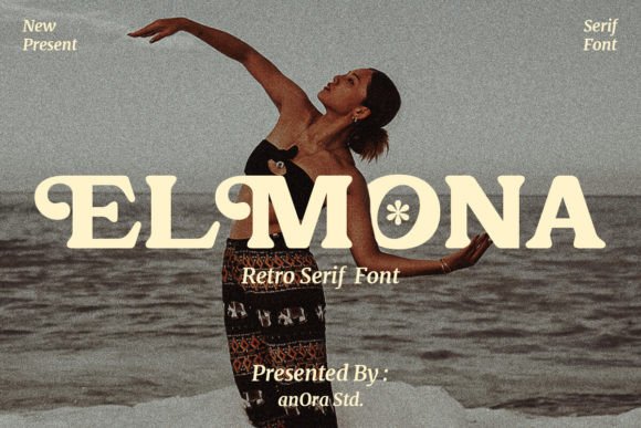 Elmona: A Retro Serif Typeface for Makers