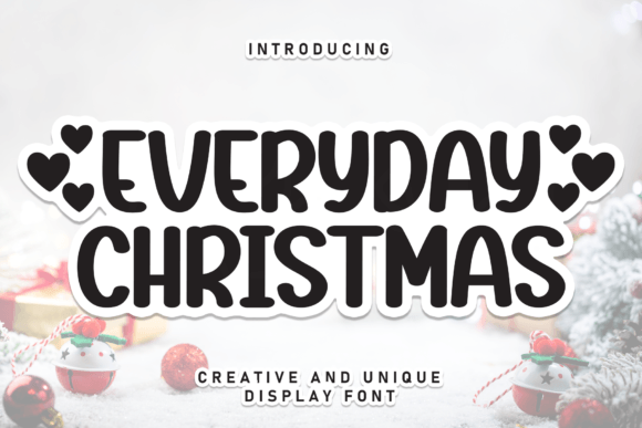 Everyday Christmas Font: A Sweet Script for Designers