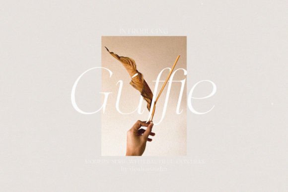 Guffie Serif Font for Elegant Maker Branding