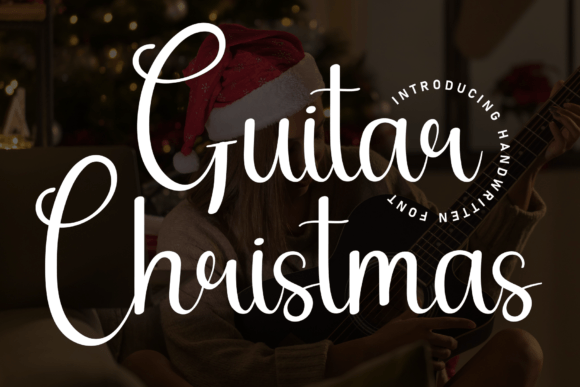 Guitar Christmas Font Review for Brand Designers