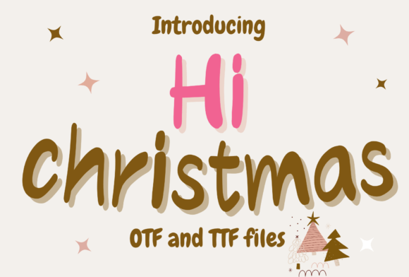Hi Christmas: A Festive Script Handwritten Font for Web Design