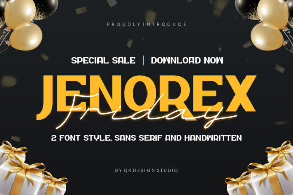 Jenorex Friday Font for Bold Branding