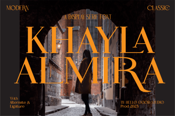 Khayla Almira Font for Modern Campaign Design