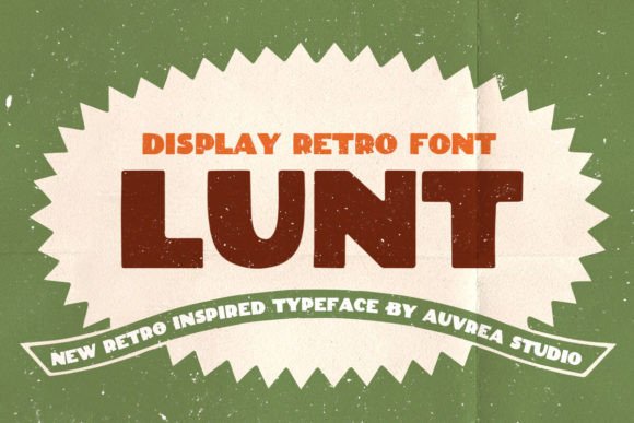 Lunt: Bold Retro Sans Serif for Modern Branding