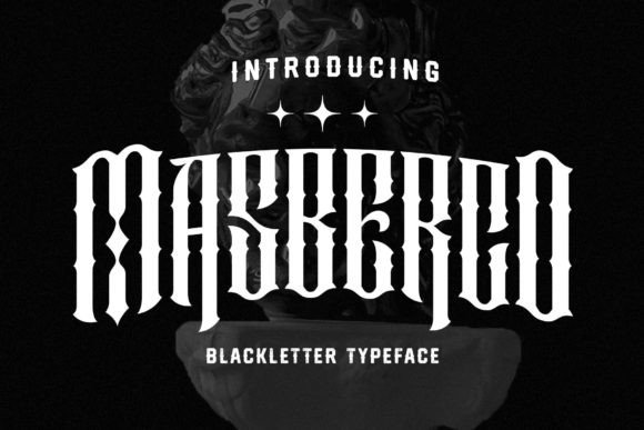 Masberco: A Bold Blackletter Font for Editorial Design