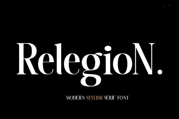 Relegion Serif Font for Editorial Design