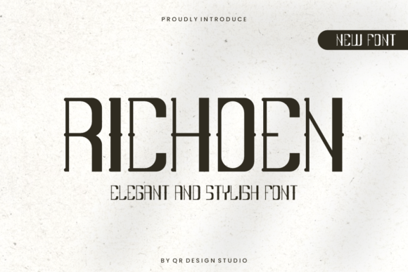 Richoen Typeface for Bold Campaign Visuals