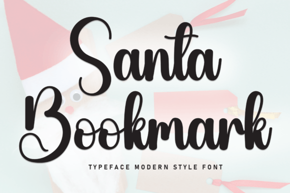 Santa Bookmark Font for Creative Branding