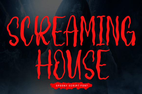 Screaming House Font for Editorial Design