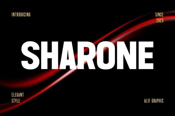 Sharone: The Bold Sans Serif Font for Impact