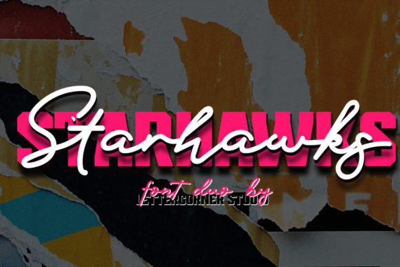 Starhawks: A Versatile Script Handwritten Font for Makers