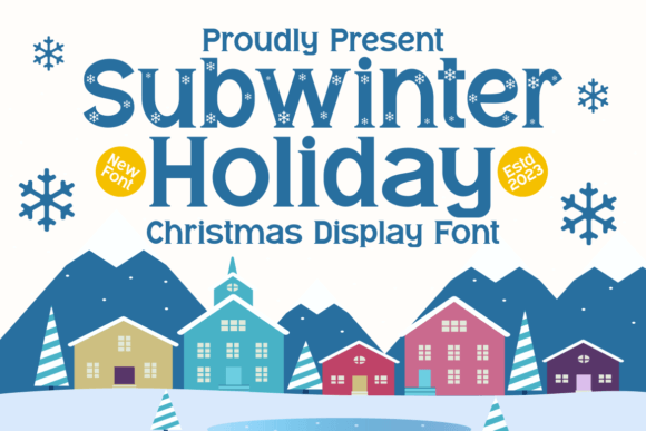 Subwinter Holiday Font for Festive Campaigns