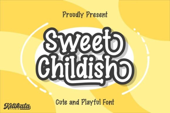 Sweet Childish Font for Playful Web Design