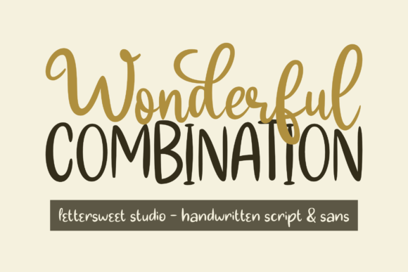 Wonderful Combination Font Review for Branding